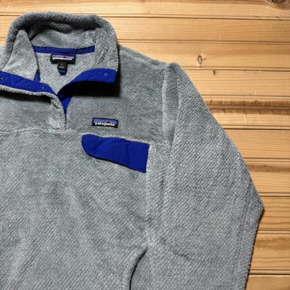 Patagonia Snap-T Mock Neck Fleece Pullover Hiking Gorpcore Jacket Womens - Large - Picture 6 of 12